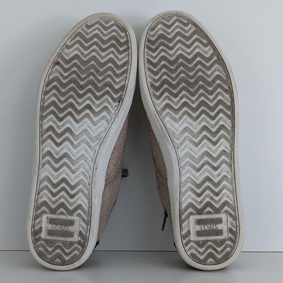 Toms Donovan Khaki Lace Up Sneakers 6.5 - Picture 9 of 9